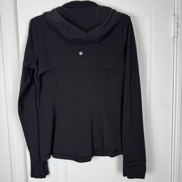 Lululemon Hooded Define Jacket Mesh Vent Nulu Black | Women’s Size 12 - Picture 3 of 4